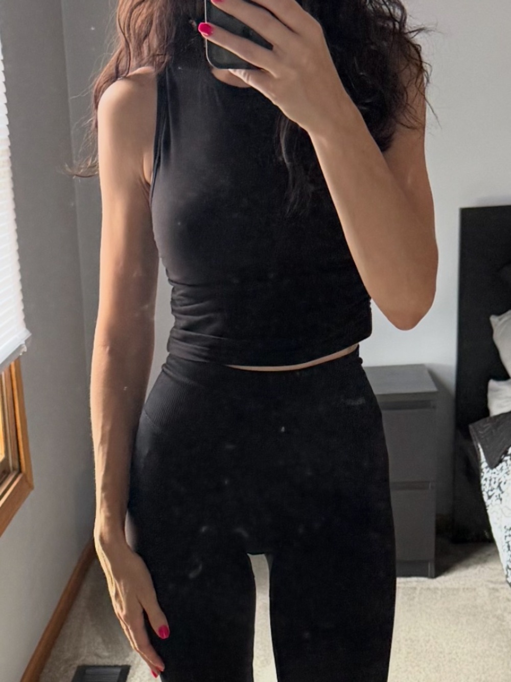 Victoria’s Secret pink xsmall black tank top